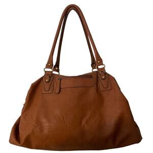 Bueno Faux Leather Duffle Bag Womens Brown Travel Luggage Vacation